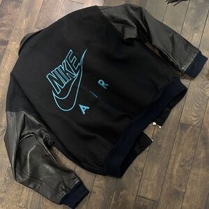 Nike Air Black and Blue Bomber Jacket